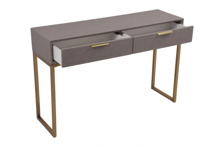 Стол-консоль Логан с 2-мя ящиками MC9001-120GR, 120х35х78 см, светло-серый-3
