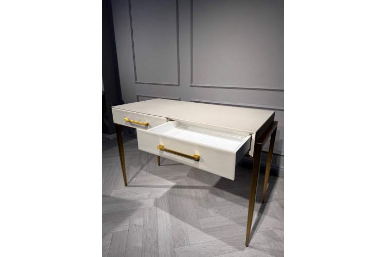 Стол-консоль Роззи с 2-мя ящиками MC9003-120BG, 120х55х78 см, бежевый-12