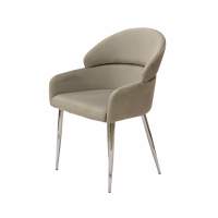 Стул обеденный Берклей D-1202D, серый/хром Стул обеденный Берклей D-1202D, серый/хром