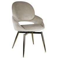 Стул обеденный Виола BS1377-BG-2, 50х58х92 см, бежевый/золото