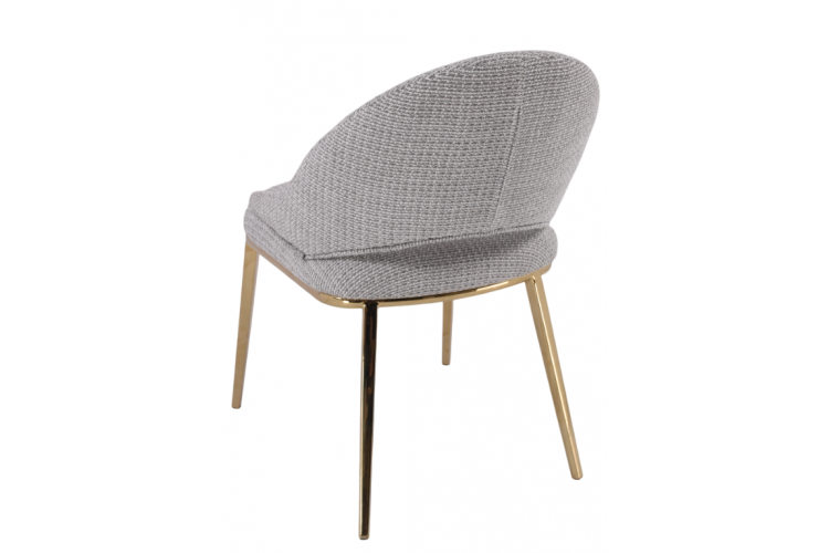 Стул обеденный Capella MC3016-BG-2, бежевый/глянцевое золото-4