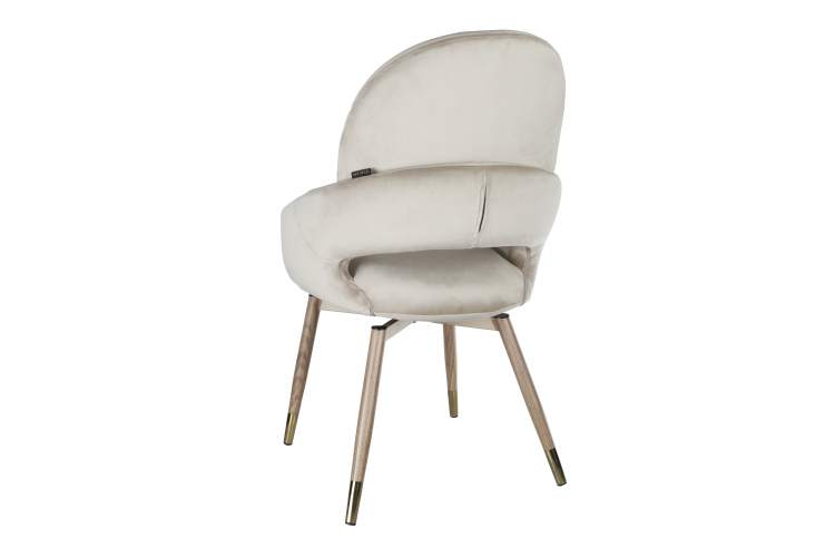 Стул обеденный Виола BS1377-BG-4, бежевый/орех-2