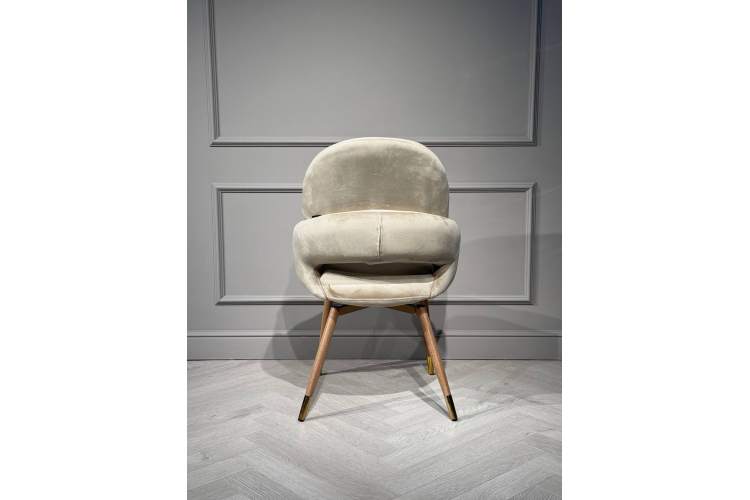 Стул обеденный Виола BS1377-BG-4, бежевый/орех-7