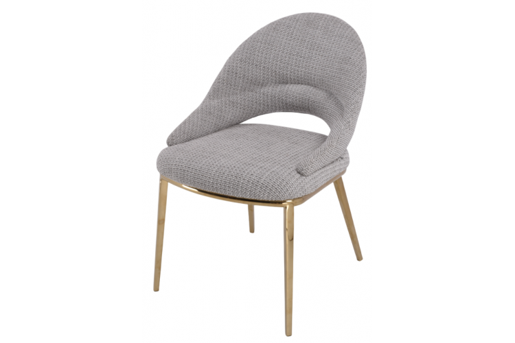 Стул обеденный Capella MC3016-BG-2, бежевый/глянцевое золото-2