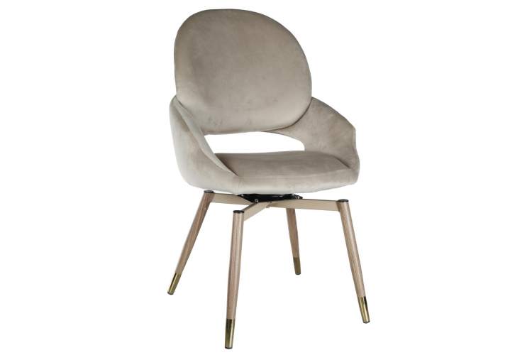 Стул обеденный Виола BS1377-BG-4, бежевый/орех