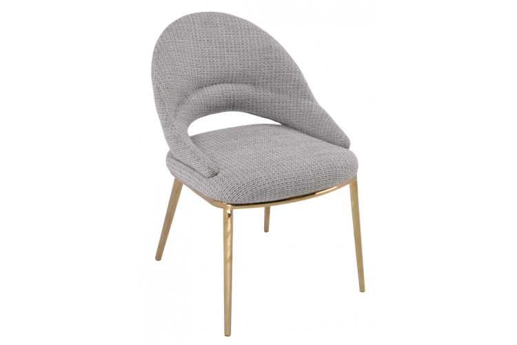 Стул обеденный Capella MC3016-BG-2, бежевый/глянцевое золото