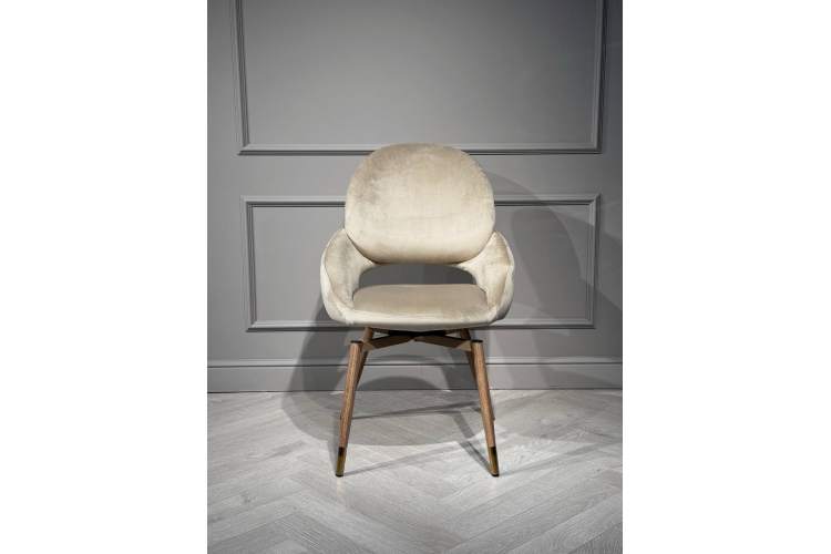 Стул обеденный Виола BS1377-BG-4, бежевый/орех-6