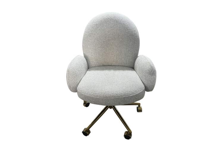 Кресло офисное Клауд PRO BS1239-WT, белый крем/золото-5