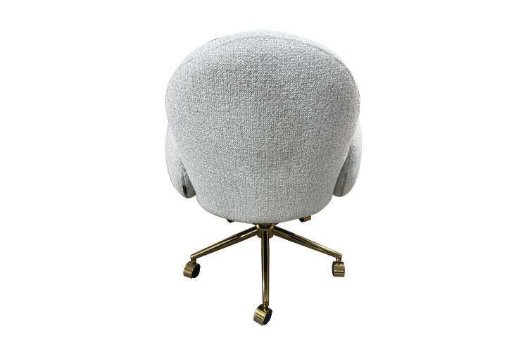 Кресло офисное Клауд PRO BS1239-WT, белый крем/золото-3