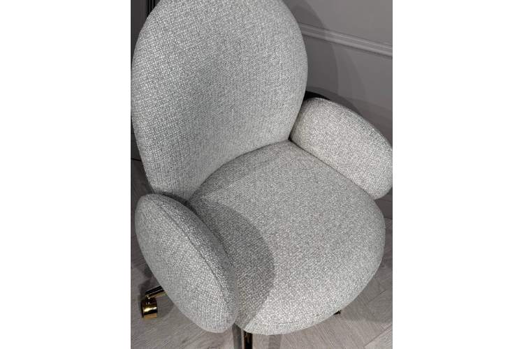 Кресло офисное Клауд PRO BS1239-WT, белый крем/золото-10