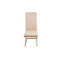 Стул обеденный Палермо MC799-BG-1, 60х46х105 см, бежевый/матовое золото Стул обеденный Палермо MC799-BG-1, 60х46х105 см, бежевый/матовое золото