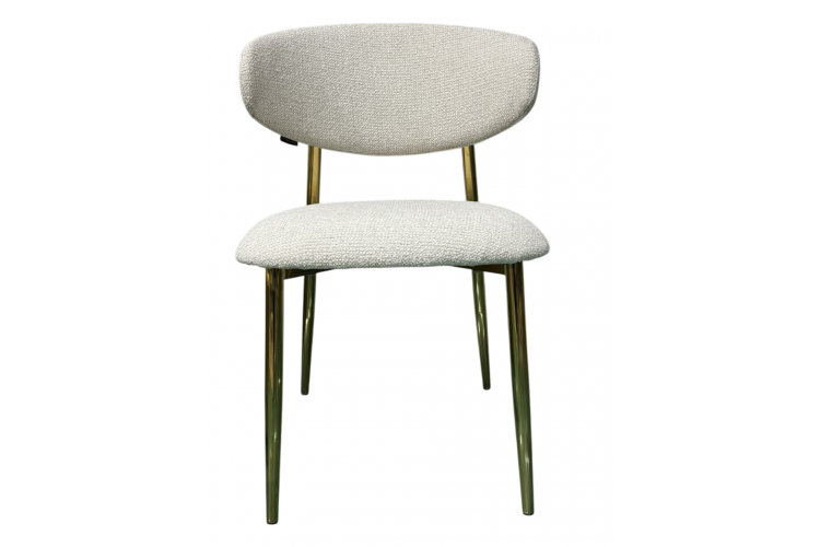 Стул обеденный Оскар ART2969-MK, молочный/глянцевое золото-3