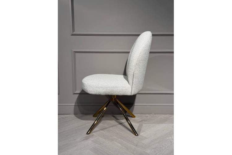 Стул обеденный Авалон BS1240-WT, белый крем/золото-4