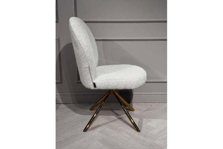 Стул обеденный Авалон BS1240-WT, белый крем/золото-2