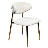 Стул обеденный Оскар ART2969-MK, молочный/глянцевое золото