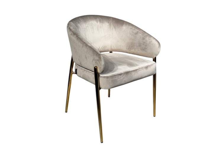 Стул обеденный Стелла ART2959-BG, бежевый/глянцевое золото