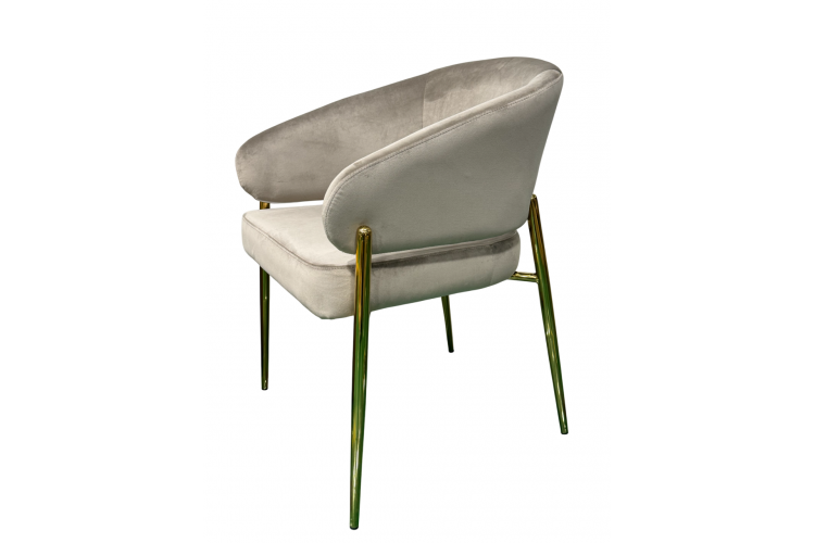 Стул обеденный Стелла ART2959-BG, бежевый/глянцевое золото-4