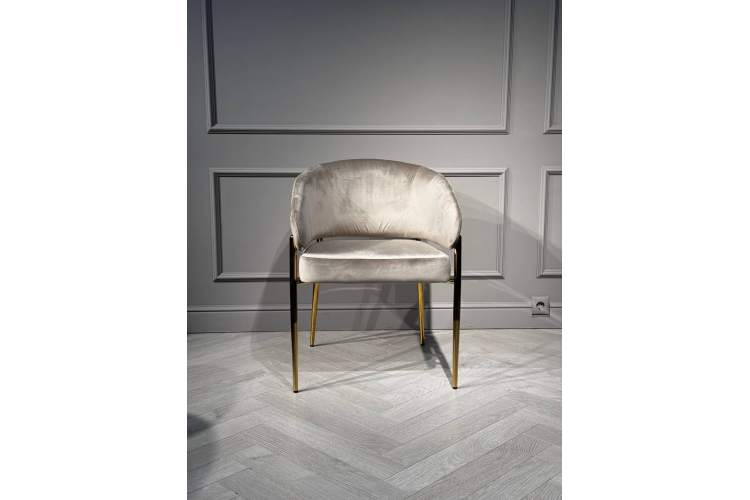 Стул обеденный Стелла ART2959-BG, бежевый/глянцевое золото-10