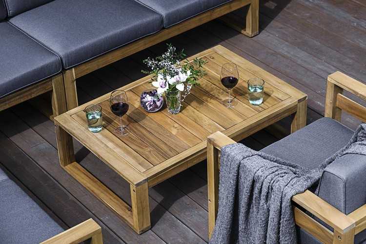 Кофейный стол из акации BOOKA Joygarden-7