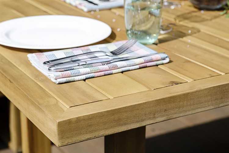 Обеденный стол из акации BOOKA Joygarden-3