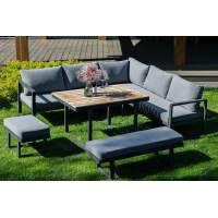 Набор для лаунж зоны из алюминия TOPA с обеденным столом Joygarden