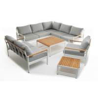 Лаунж зона из алюминия MAYA XL белая Joygarden