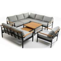 Лаунж зона из алюминия MAYA XL темный графит Joygarden