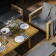 Мебель садовая для лаунж зоны из акации BOOKA с обеденным столом Joygarden