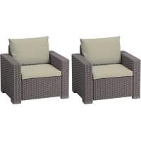 Комплект кресел Калифорния (California chair) капучино