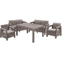 Комплект мебели Корфу Фиеста (Corfu fiesta) капучино