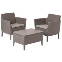 Комплект мебели Салемо балкон (Salemo balcony set) капучино