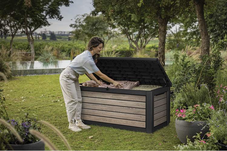 Сундук Деко 630л (Deco deck 630 L Ashwood) светло-коричневый-5