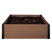 Кашпо-Грядка для растений Maple Square (коричневый)