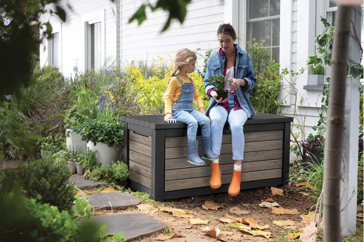 Сундук Деко 630л (Deco deck 630 L Ashwood) светло-коричневый-7