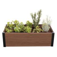 Кашпо-Грядка для растений MAPLE TROUGH (коричневый)