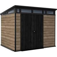 Сарай "Пент 9х7" (светло-коричневый) (размеры 279 х 216 см)