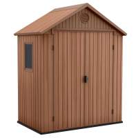 Сарай Дарвин / Darwin 6х4" размеры 183 х 121 см, коричневый, keter