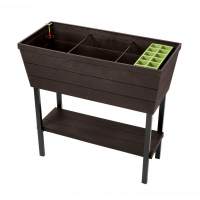 Грядка из дпк Готовая грядка Урбан Блумер (Urban Bloomer) коричневый