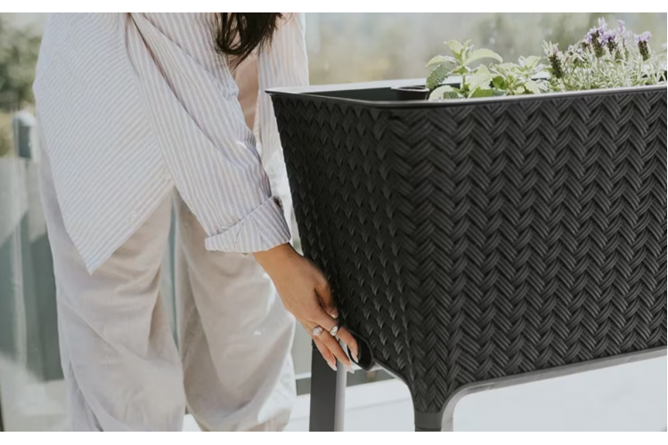 Готовая грядка на ножках Сплендор (Splendor) антрацит-3