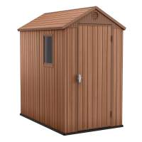 Сарай Дарвин Darwin 4х6 размеры 118 х 184 см, коричневый, keter