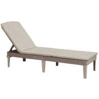 Шезлонг Джайпур (Jaipur) капучино с матрасом