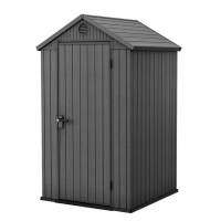 Сарай "Дарвин 4х4" (размеры 118 х 117 см), графит