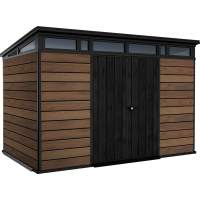 Сарай "Пент 11х7" (темно-коричневый) (размеры 342 х 216 см)