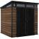 Сарай "Пент 7х7" (темно-коричневый) (размеры 216 х 216 см)