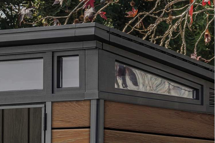 Сарай "Пент 7х7" (темно-коричневый) (размеры 216 х 216 см)-7