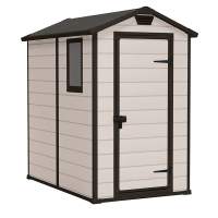 Сарай "Манор 4х6" (размеры 118 x 184 см), бежевый