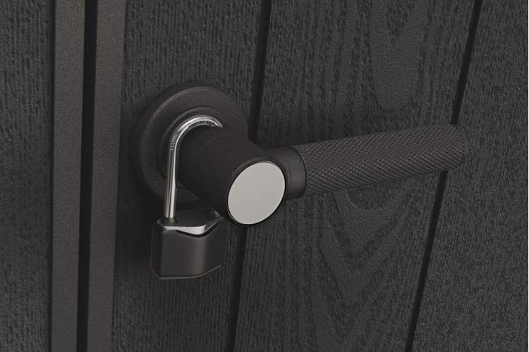 Сарай "Пент 7х7" (серый) (размеры 216 х 216 см)-3