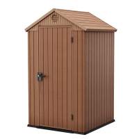 Сарай "Дарвин 4х4" (размеры 118 х 117 см), коричневый