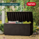 Сундук Ратан Капри (RATTAN STORAGE BOX CAPRI) 305л, коричневый