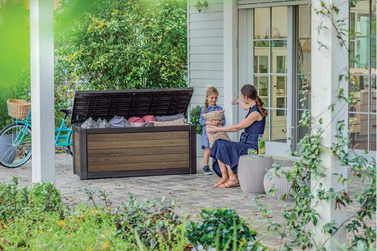 Сундук Деко 630л (Deco deck 630 L Walnut) темно-коричневый-7